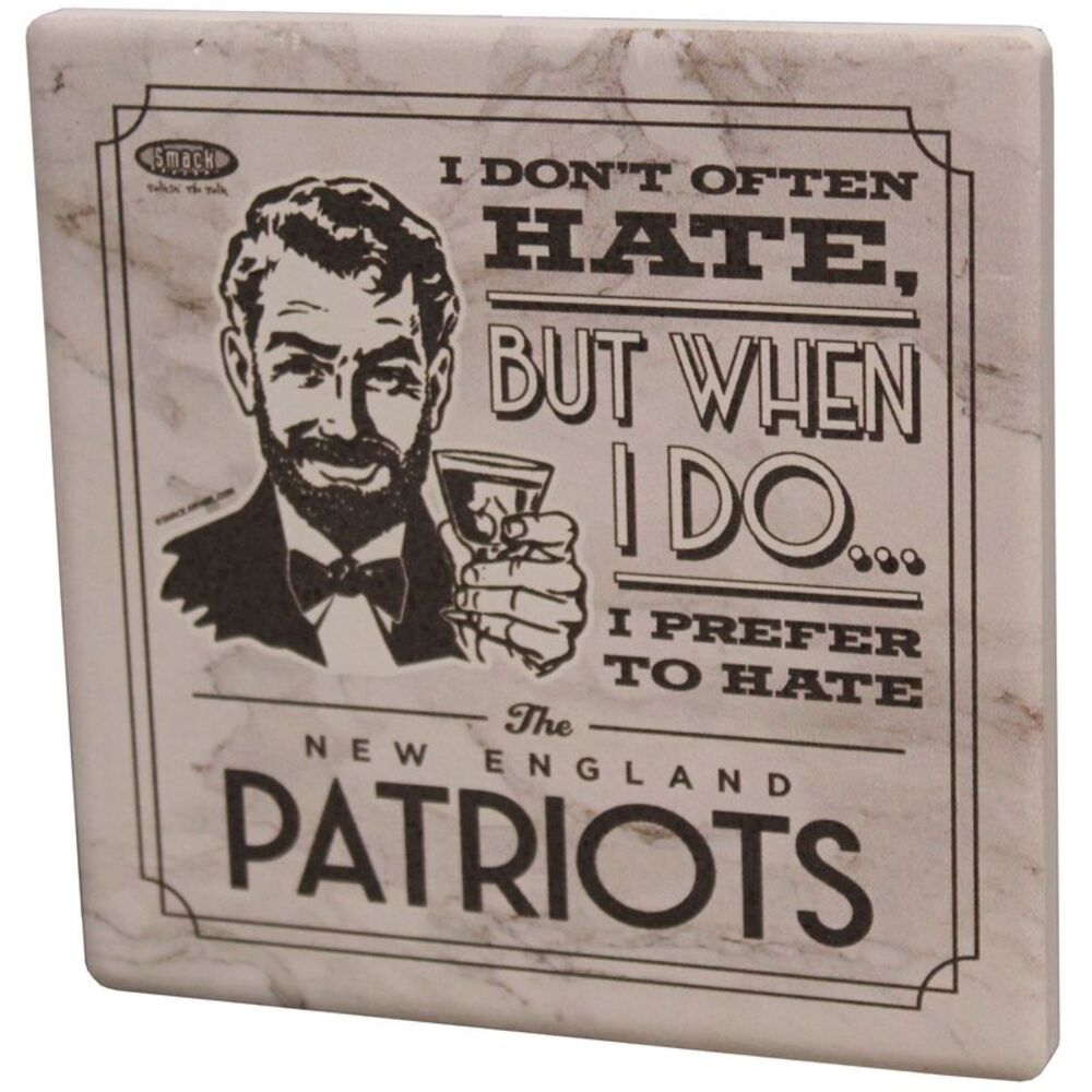 I Don't Often Hate (Anti-Patriots) Stone Coaster with Easel